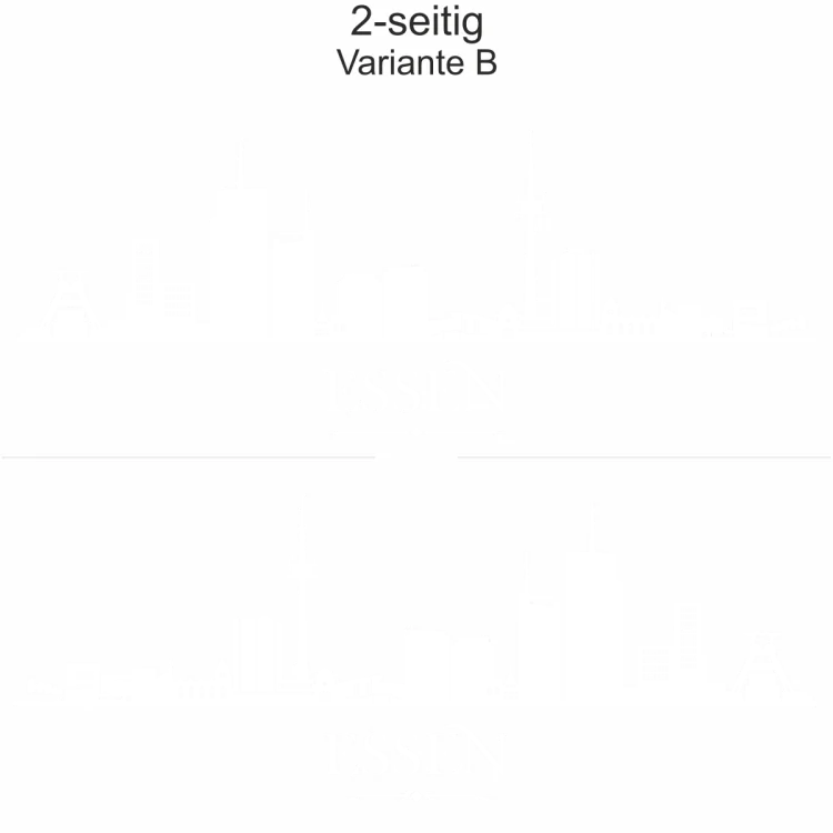 Cartattoo Skyline Essen - Ansicht zweiseitig für beide Fahrzeugseiten und Farbauswahl Cartattoo Skyline Essen - Ansicht zweiseitig für beide Fahrzeugseiten und Farbauswahl