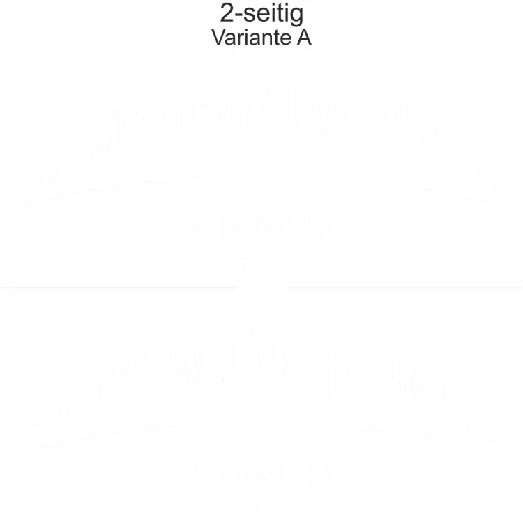 Autoaufkleber Skyline von Istanbul - Ansicht zweiseitig für beide Fahrzeugseiten und Farbauswahl Autoaufkleber Skyline von Istanbul - Ansicht zweiseitig für beide Fahrzeugseiten und Farbauswahl