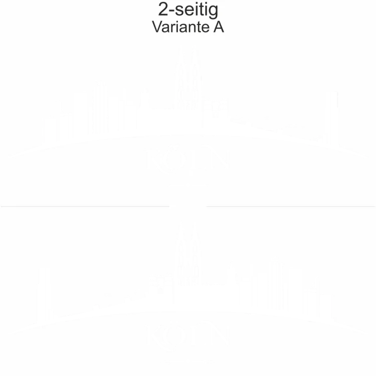 Aufkleber Fahrzeug Kölner Skyline - Ansicht zweiseitig für beide Fahrzeugseiten und Farbauswahl Aufkleber Fahrzeug Kölner Skyline - Ansicht zweiseitig für beide Fahrzeugseiten und Farbauswahl
