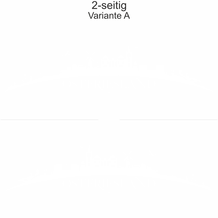 Autoaufkleber Skyline Ostfriesland