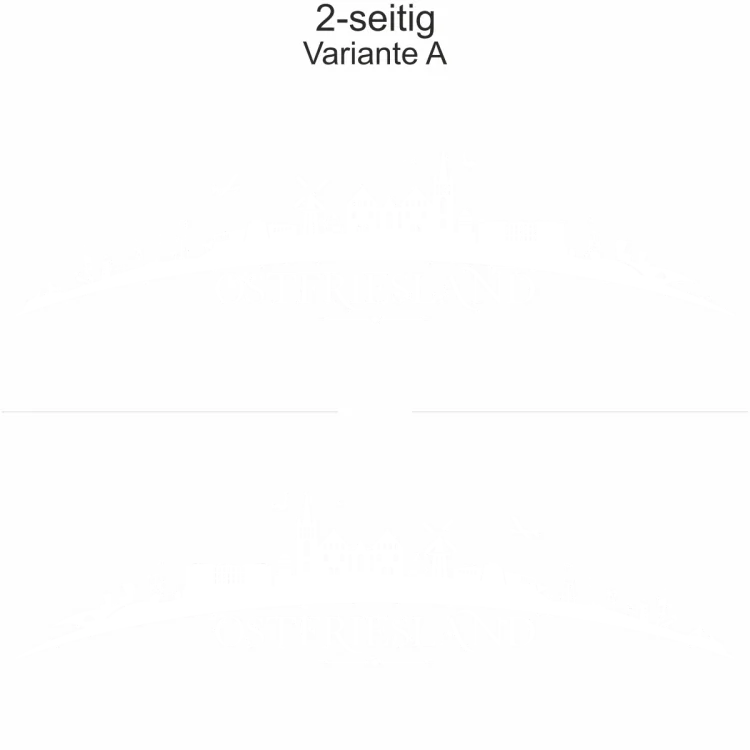 Autoaufkleber Skyline Ostfriesland