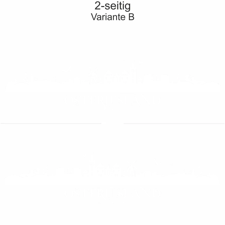 Autoaufkleber Skyline Ostfriesland