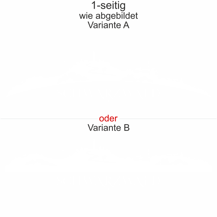 Autoaufkleber Skyline Schwarzwald