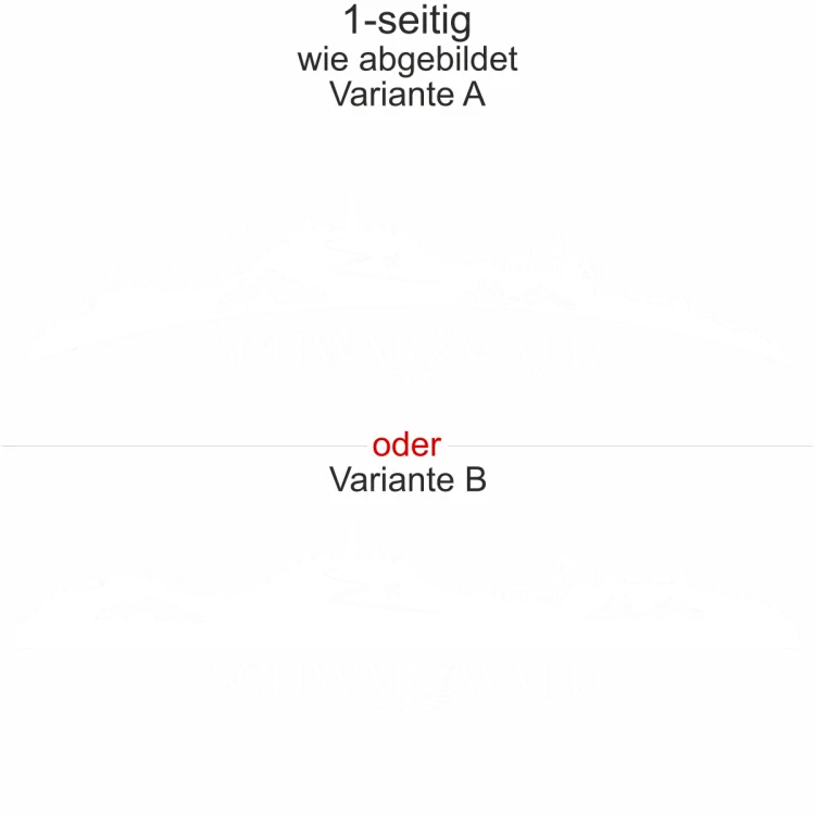 Autoaufkleber Skyline Schwarzwald