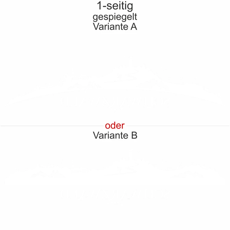 Autoaufkleber Skyline Schwarzwald