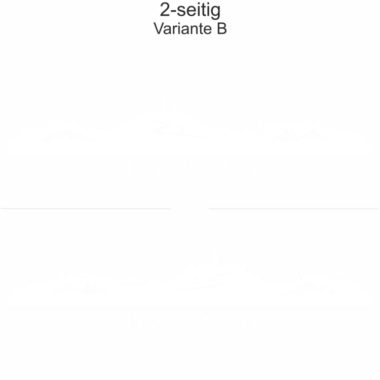 Autoaufkleber Skyline Schwarzwald