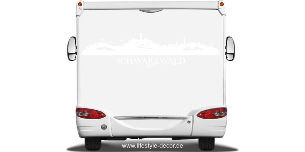 Autoaufkleber Skyline Schwarzwald