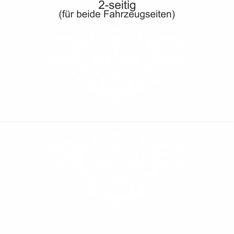 Autoaufkleber Tribal Drache