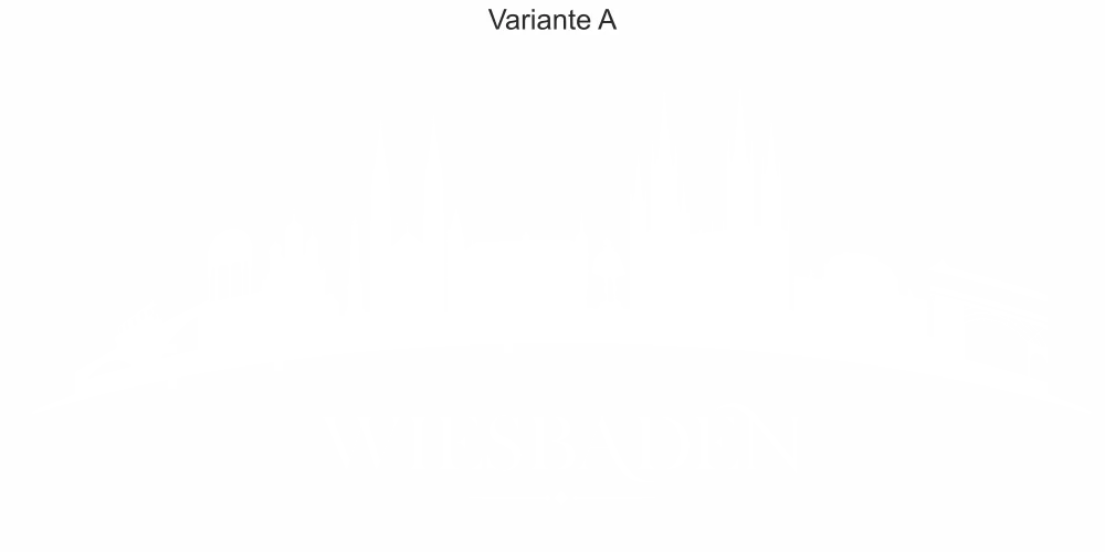Autoaufkleber Skyline Wiesbaden