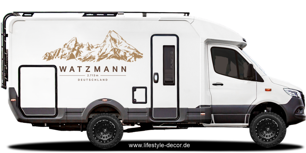 Autoaufkleber Watzmann