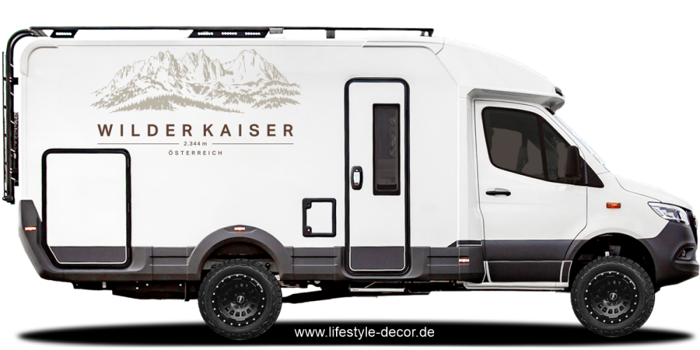 Autoaufkleber Wilder Kaiser