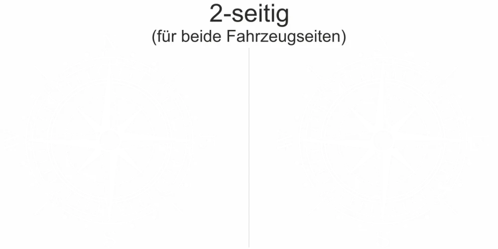 Autoaufkleber Windrose Autoaufkleber Bunte Kompassrose - Ansicht zweiseitig für beide Fahrzeugseiten und Farbauswahl Autoaufkleber Windrose Autoaufkleber Bunte Kompassrose - Ansicht zweiseitig für beide Fahrzeugseiten und Farbauswahl