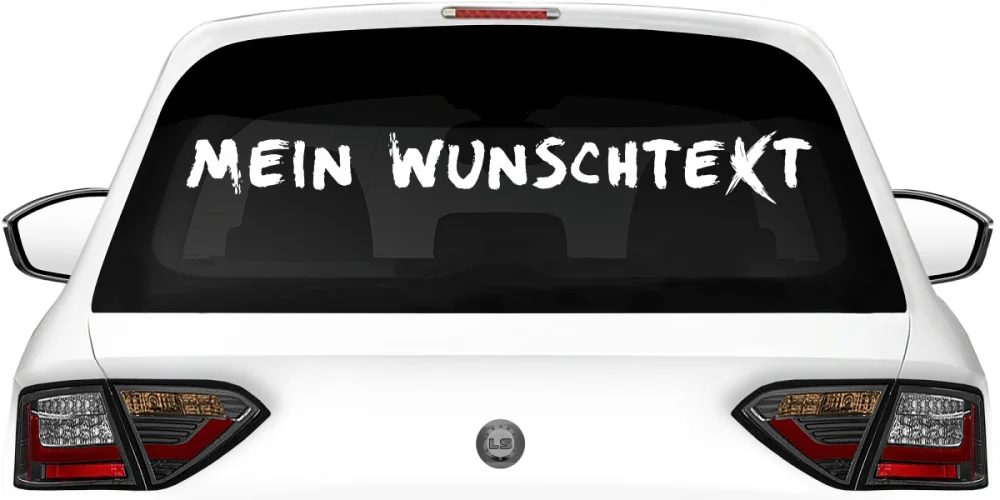 Autoaufkleber Wunschtext | 14