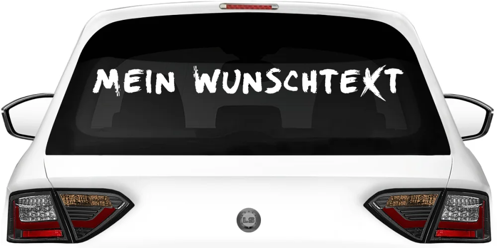 Autoaufkleber Wunschtext | 14