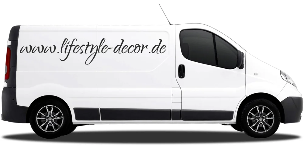 Autoaufkleber Wunschtext 3 | Set für beide Fahrzeugseiten