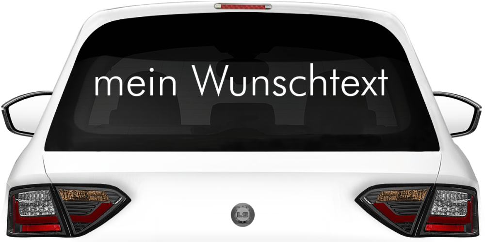 Autoaufkleber Wunschtext | 22