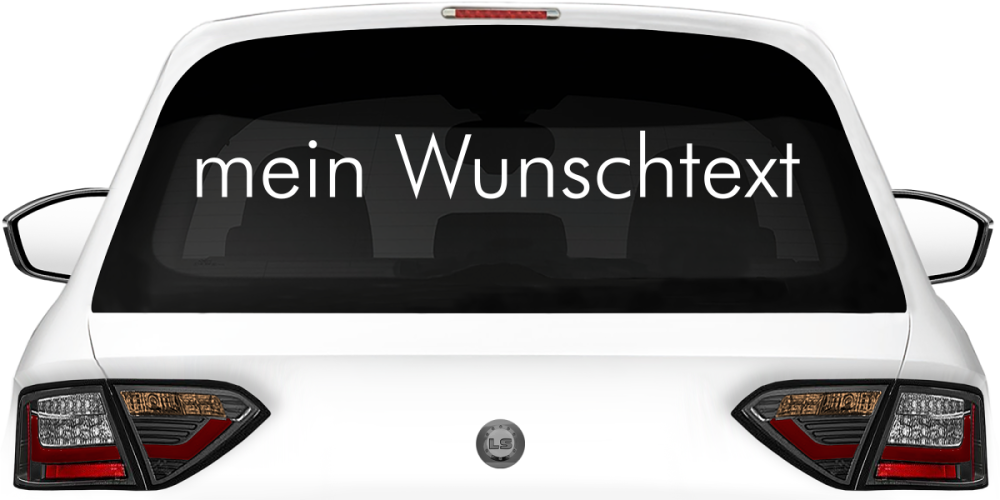 Autoaufkleber Wunschtext | 22