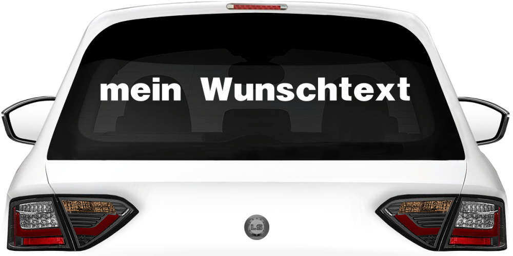 Autoaufkleber Wunschtext | 27