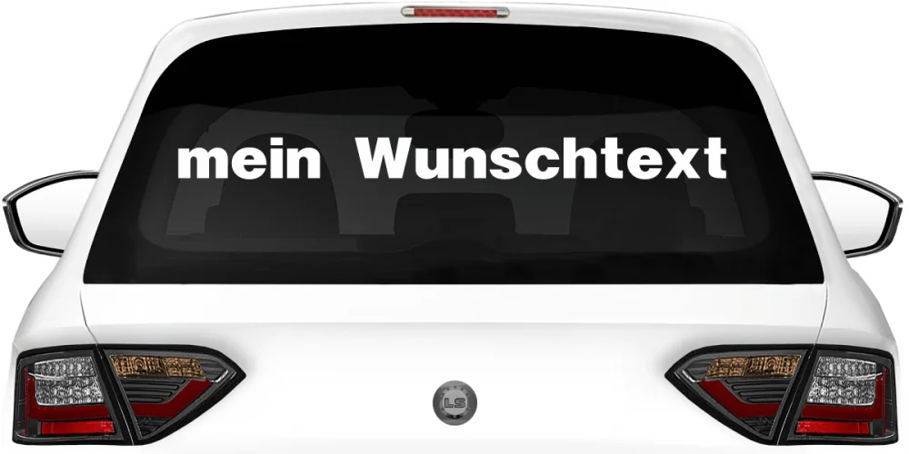 Autoaufkleber Wunschtext | 27