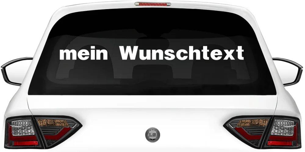 Autoaufkleber Wunschtext | 27