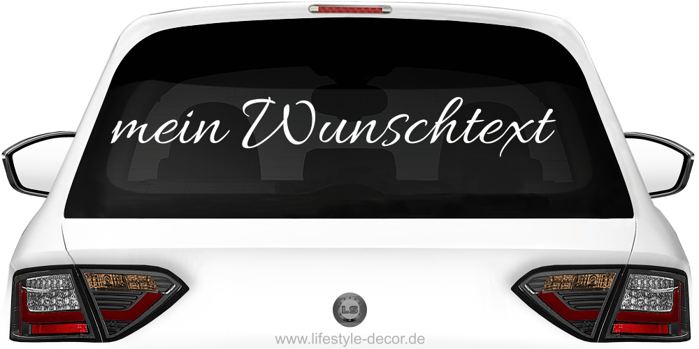 Autoaufkleber Wunschtext | 4