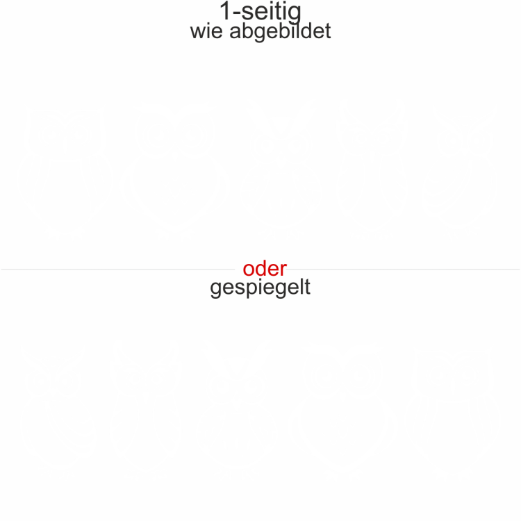 Autosticker Eulen