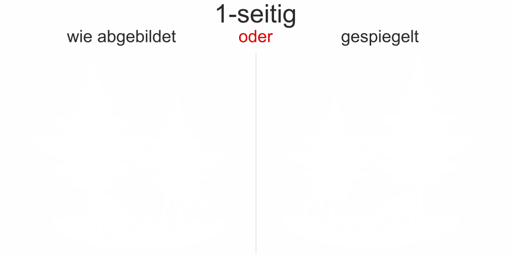Wohnwagen Aufkleber Rehe im Wald