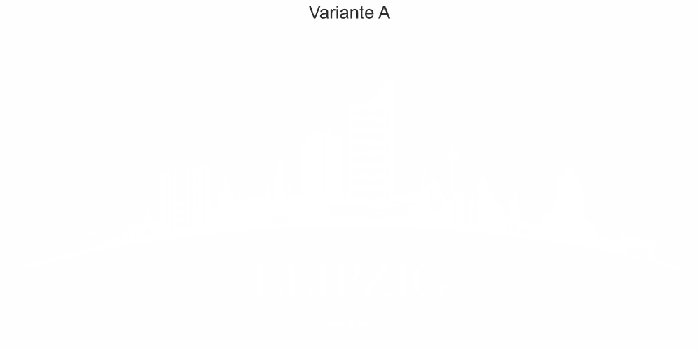 Autoaufkleber Skyline Leipzig