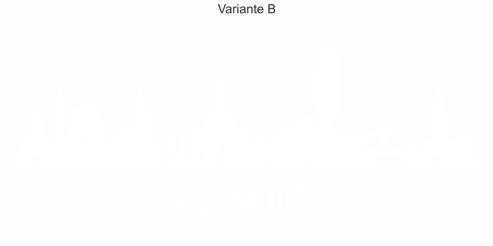 Autoaufkleber Skyline Dresden