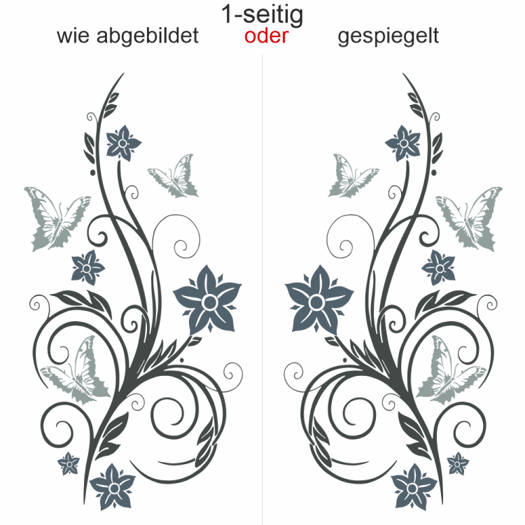 Autoaufkleber Ornament Schmetterlingzauber
