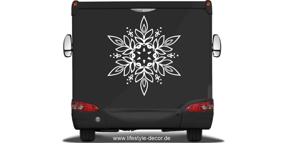 Autosticker mit Mandala OrnamentAutosticker mit Mandala Ornament
