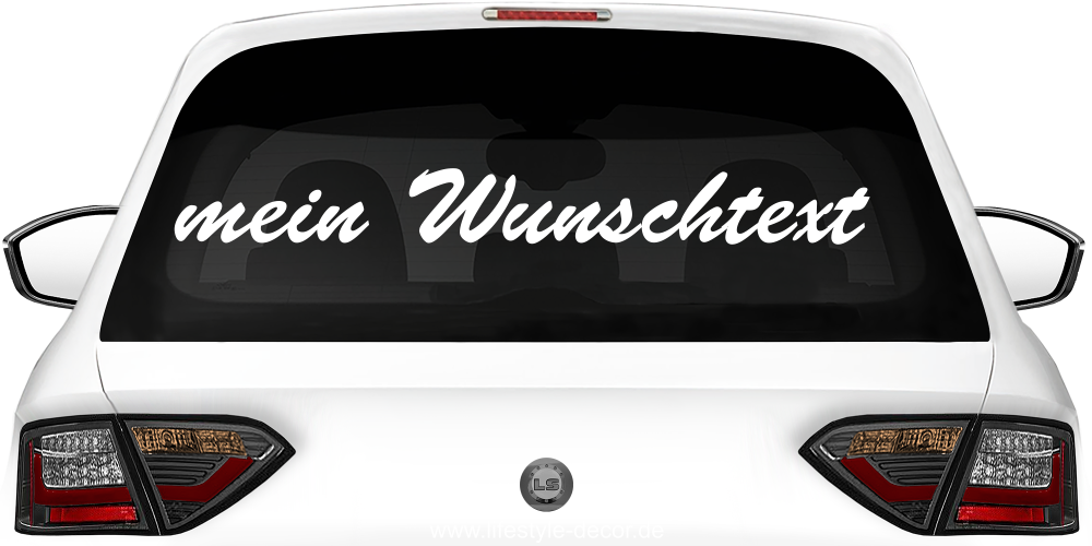 Autoaufkleber Wunschtext | 9