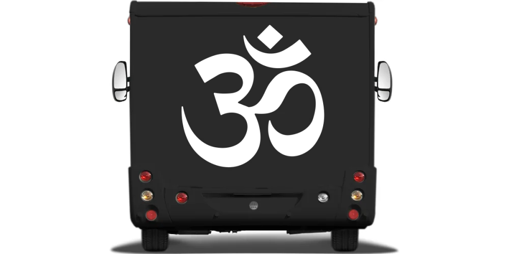 Autotattoo Om auf Camper