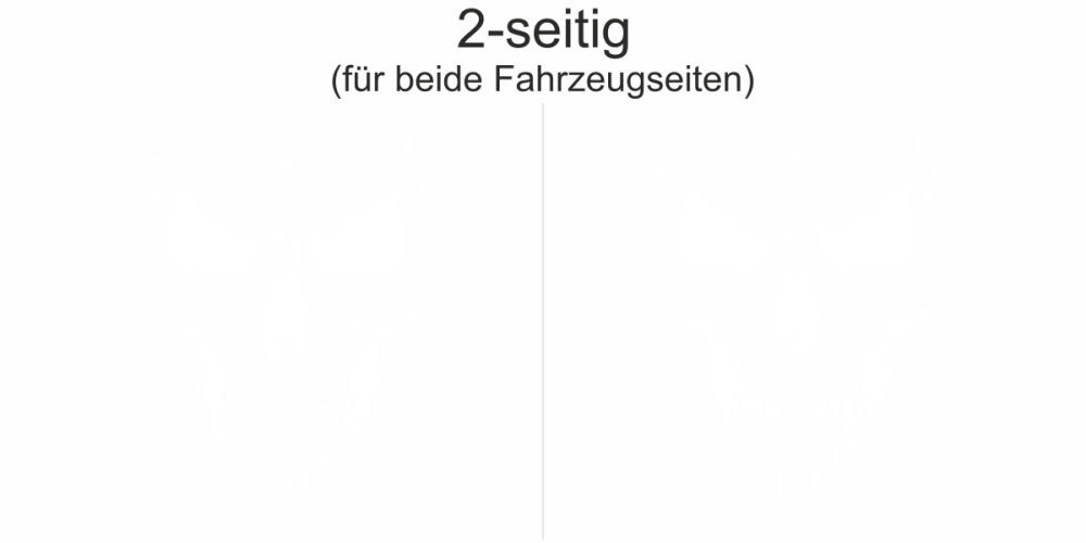 Autotattoo Totenkopf