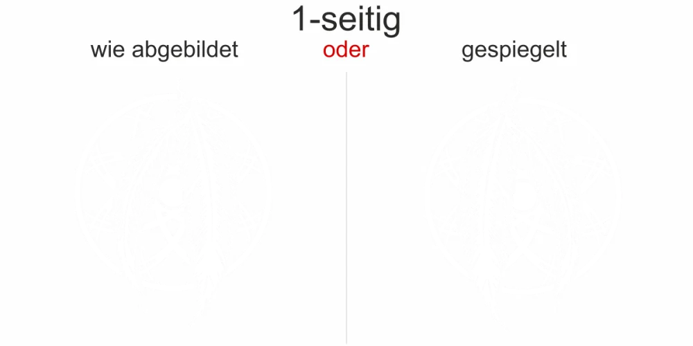 Autoaufkleber mit Traumfänger - Ansicht Ausrichtung und Farbauswahl Autoaufkleber mit Traumfänger - Ansicht Ausrichtung und Farbauswahl