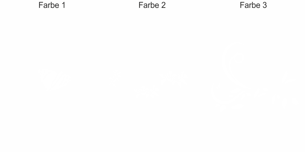 Buntes Möbeltattoo Traumfalter