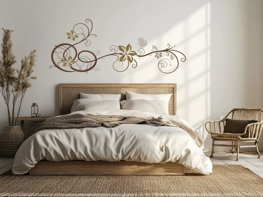 Buntes Wandtattoo Ornament Dreamland