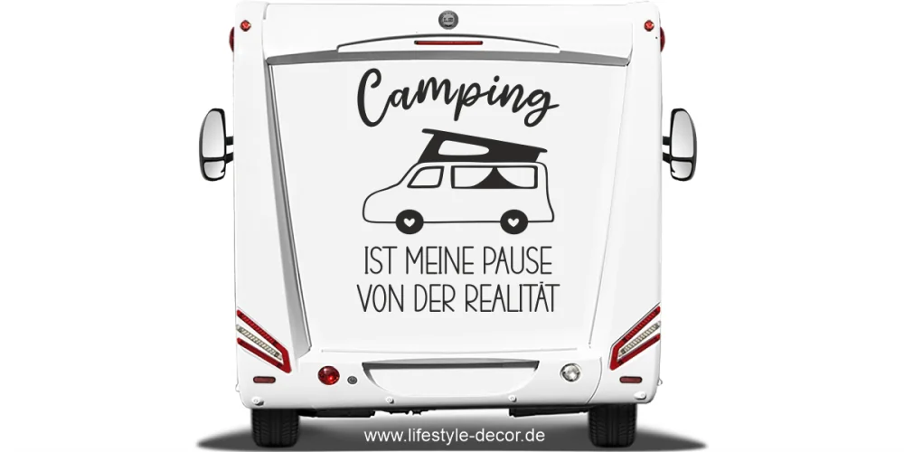 Camperaufkleber Meine Pause Camperaufkleber Meine Pause