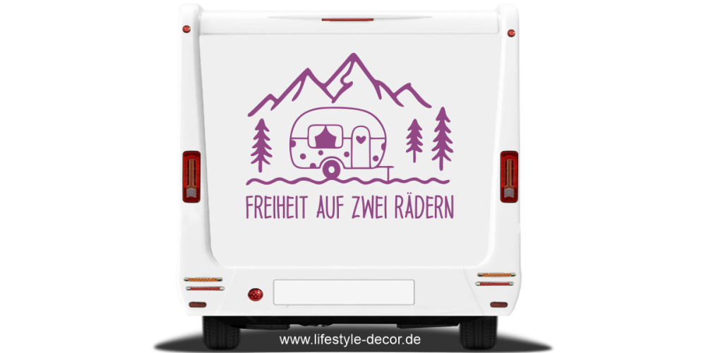 Caravandekor Freiheit auf zwei Rädern Caravandekor Freiheit auf zwei Rädern