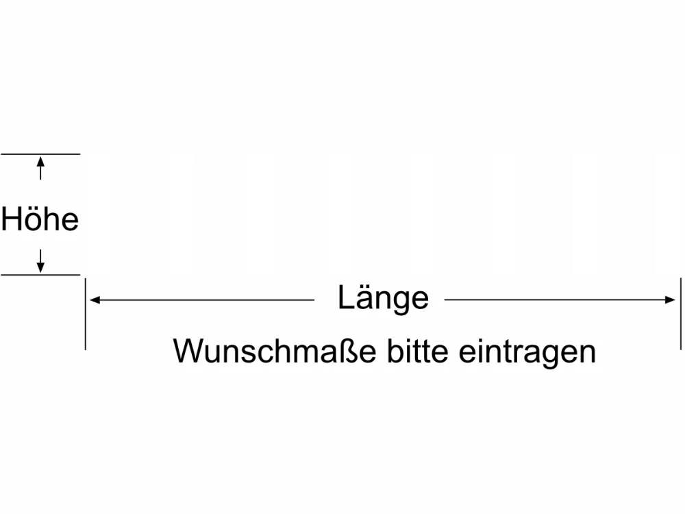 Durchlaufschutz mit mittelbreiten senkrechten Balken - Ansicht Farbauswahl Durchlaufschutz mit mittelbreiten senkrechten Balken - Ansicht Farbauswahl