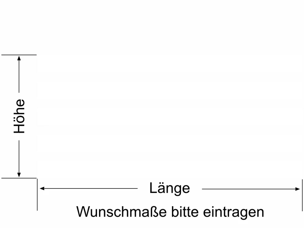 Durchlaufschutz Streifen 10/5 - Ansicht Farbauswahl Durchlaufschutz Streifen 10/5 - Ansicht Farbauswahl