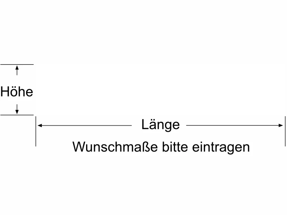 Durchlaufschutz Streifen - Ansicht Farbauswahl