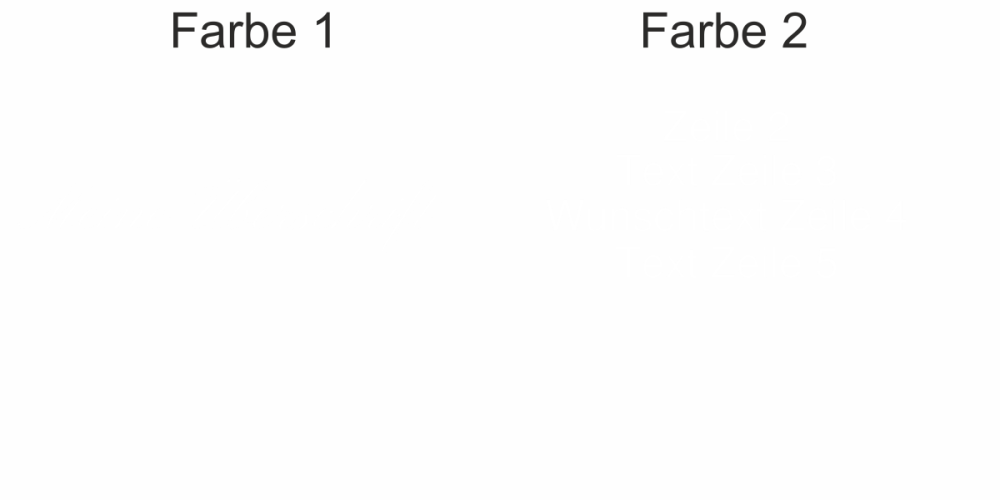 Fahrzeugbeschriftung Textblock | 03 - Ansicht Farbauswahl