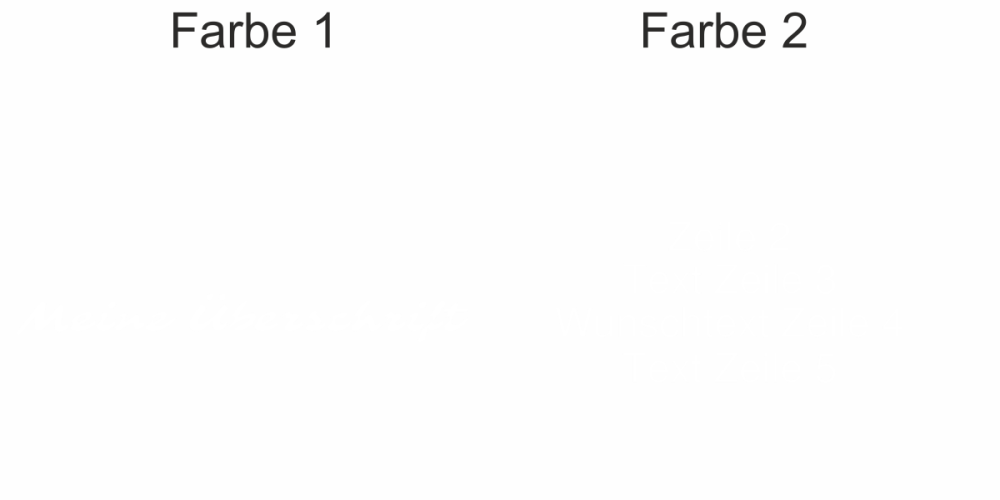 Fahrzeugbeschriftung Textblock | 08 - Ansicht Farbauswahl