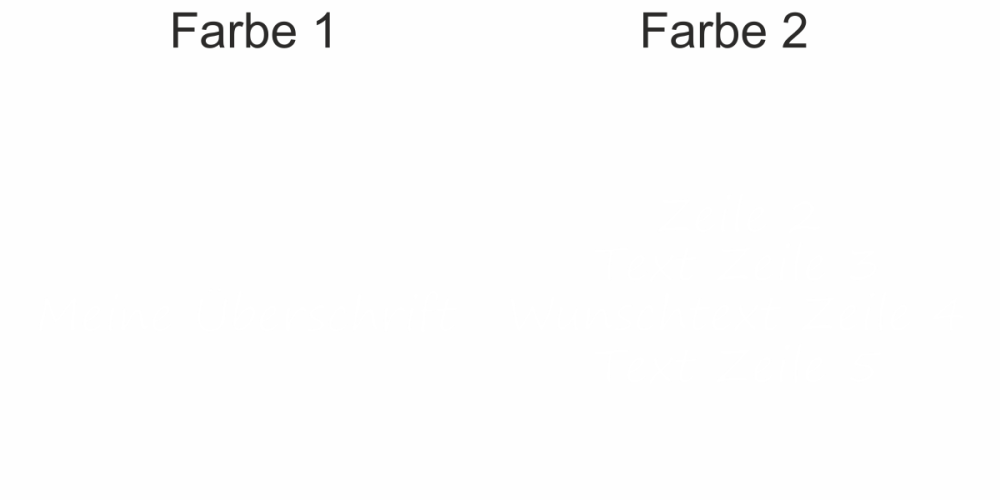 Fahrzeugbeschriftung Textblock | 11 - Ansicht Farbauswahl
