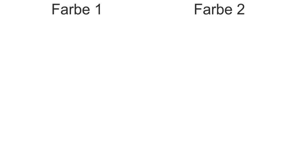 Fahrzeugbeschriftung Textblock | 26 - Ansicht Farbauswahl