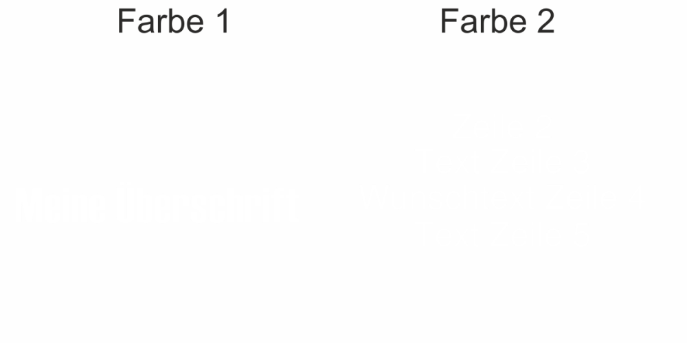 Fahrzeugbeschriftung Textblock | 28 - Ansicht Farbauswahl