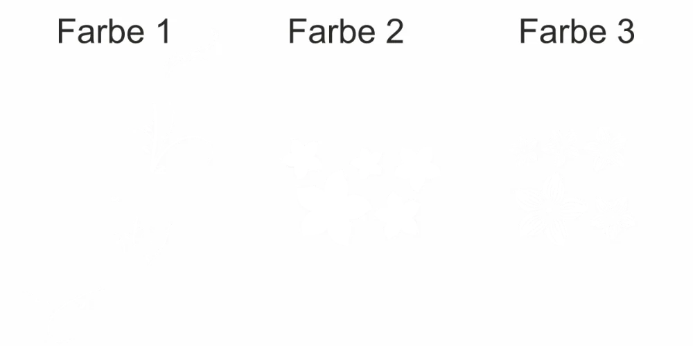 untes Wandtattoo mit Blumenwind Ornament - Ansicht Farbauswahl untes Wandtattoo mit Blumenwind Ornament - Ansicht Farbauswahl