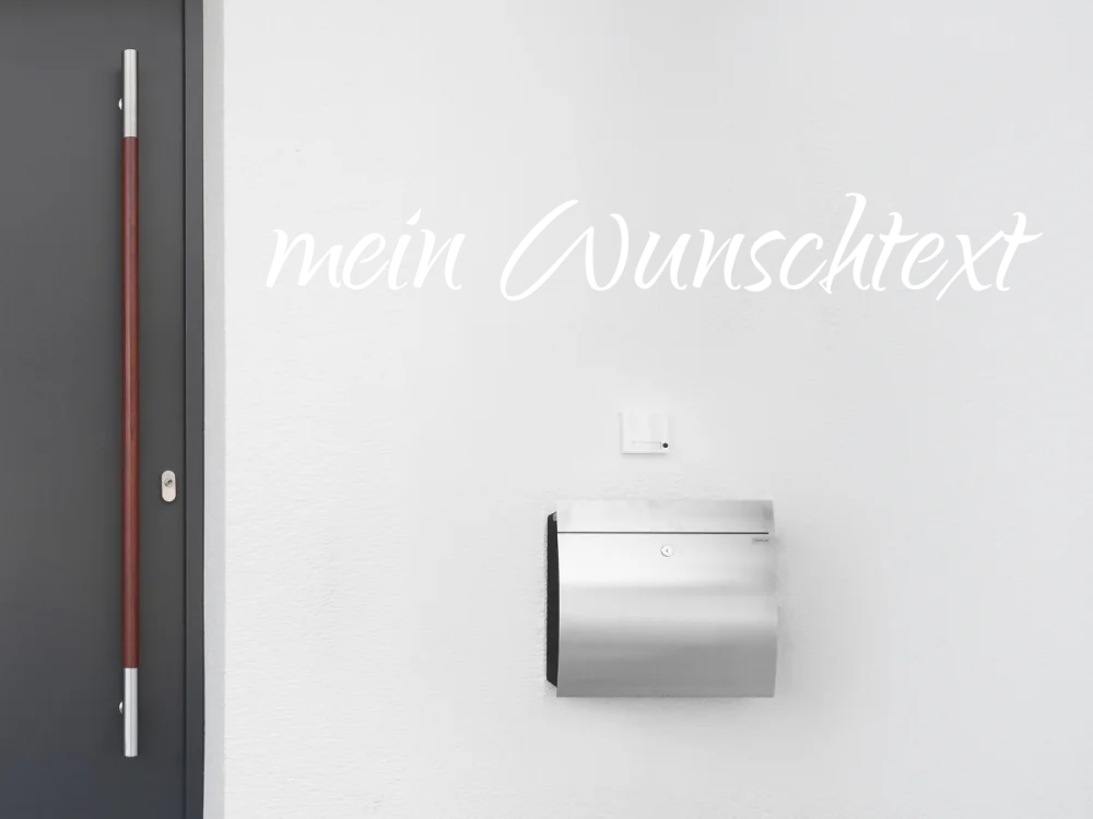 Fassadenbeschriftung Wunschtext | 10