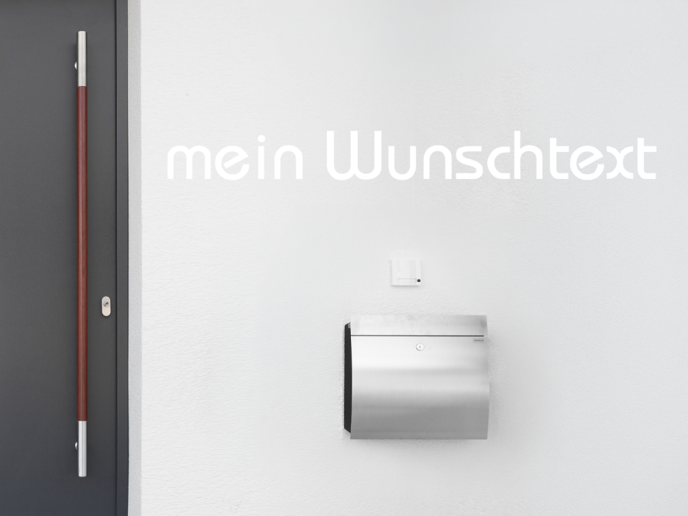 Fassadenbeschriftung Wunschtext | 18